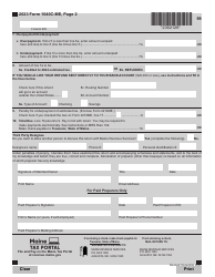 Form 1040C-ME Composite Filing of Maine Income Tax for Nonresident Owners and Partnership Audit Return - Maine, Page 2