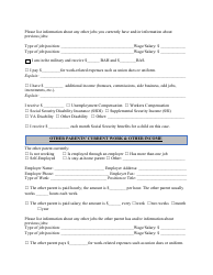 Child Support Domestic Relations Affidavit - Kansas, Page 3
