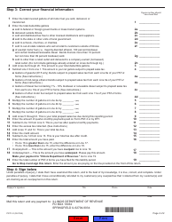 Form PST-1-X (035) Amended Prepaid Sales Tax Return - Illinois, Page 2