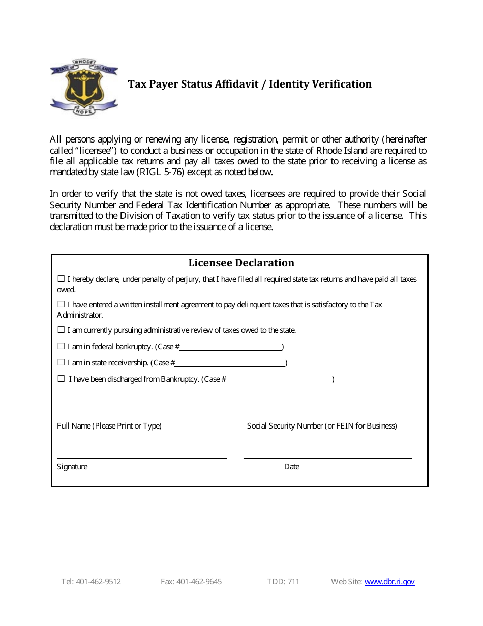 Corporate Broker Application - Rhode Island, Page 5