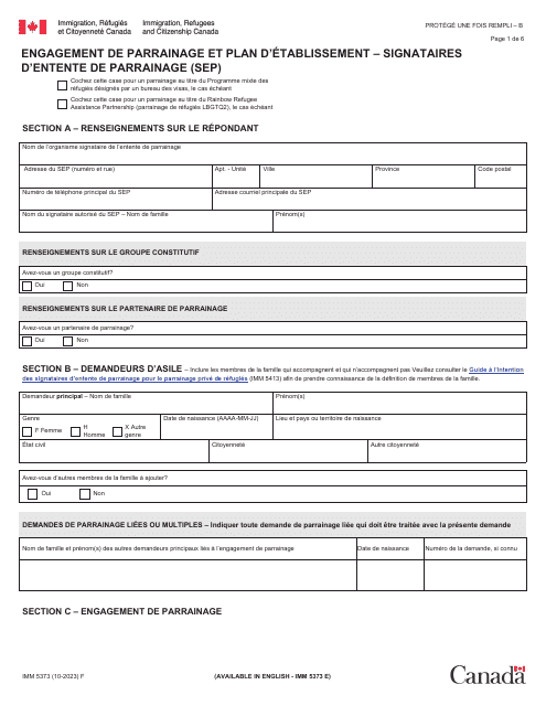 Forme IMM5373  Printable Pdf