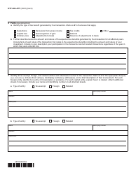 Form DTF-686-ATT New York Reportable Transaction Disclosure Statement and Request for a Determination - New York, Page 2