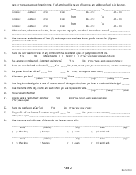 Application for a Non-resident or Reciprocal Salesperson&#039;s License - Mississippi, Page 4