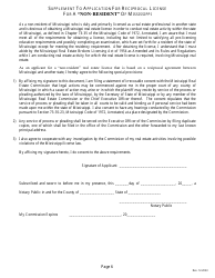 Application for a Non-resident or Reciprocal Salesperson&#039;s License - Mississippi, Page 8