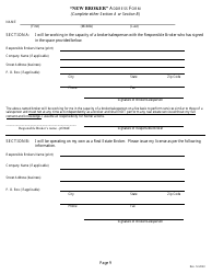 Application for a Non-resident or Reciprocal Broker&#039;s License - Mississippi, Page 11