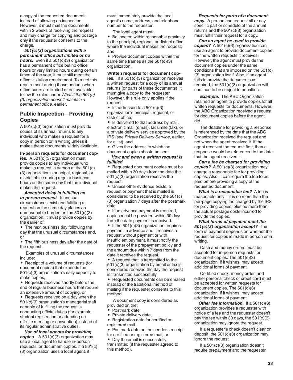 Instructions for IRS Form 990-T Exempt Organization Business Income Tax Return (And Proxy Tax Under Section 6033(E)), Page 33