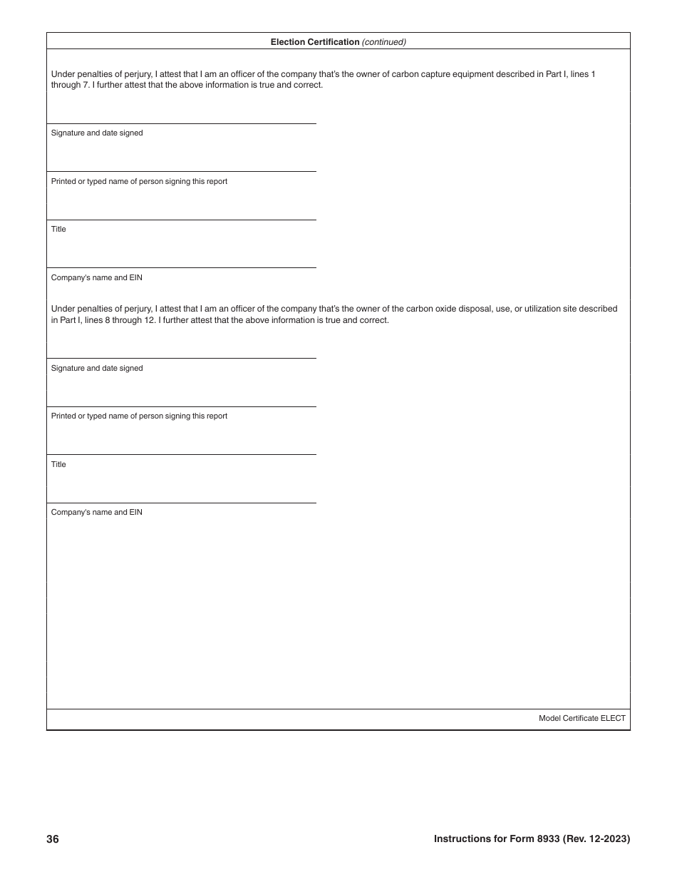 Instructions for IRS Form 8933 Carbon Oxide Sequestration Credit, Page 36