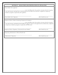 State Form 49560 Home Health Aide Registry Application - Indiana, Page 2