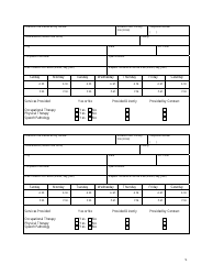 State Form 55642 Extension Site Questionnaire for Outpatient Physical/Occupational/Speech Therapy - Indiana, Page 5