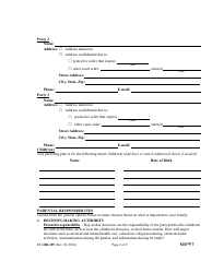 Form CC-DR-109 Maryland Parenting Plan Tool - Maryland, Page 2