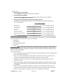 Form CC-DR-109 Maryland Parenting Plan Tool - Maryland, Page 3