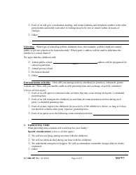 Form CC-DR-109 Maryland Parenting Plan Tool - Maryland, Page 4