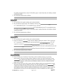 Form CC-DR-109 Maryland Parenting Plan Tool - Maryland, Page 7
