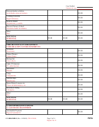 Form CC-DR-031BLS Financial Statement - Maryland (English/Spanish), Page 5