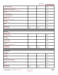Form CC-DR-031BLS Financial Statement - Maryland (English/Spanish), Page 6