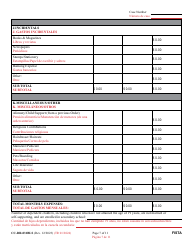 Form CC-DR-031BLS Financial Statement - Maryland (English/Spanish), Page 7