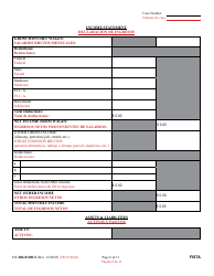 Form CC-DR-031BLS Financial Statement - Maryland (English/Spanish), Page 8