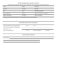Nh Birth Parent Updated Medical History - New Hampshire, Page 4