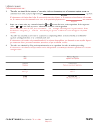 Form CC-DC-DV-016BLF Request to Register out-Of-State - Maryland (English/French), Page 2