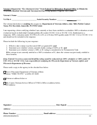 Form WDVA B0106 Wisconsin Disabled Veterans and Unremarried Surviving Spouses Property Tax Credit - Wisconsin, Page 10