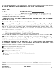 Form WDVA B0106 Wisconsin Disabled Veterans and Unremarried Surviving Spouses Property Tax Credit - Wisconsin, Page 9