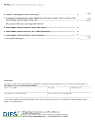 Form FIS0082 Non-insurance Entity Qualifying Assets Under Section 901(1) - Michigan, Page 2