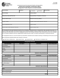 Form 8658 Enhanced Community Coordination (Ecc) Designated Funds Request and Authorization - Texas