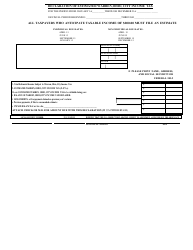 Document preview: Declaration of Estimated Income Tax - City of Warren, Ohio