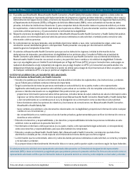 Revision De Elegibilidad Para Recibir Atencion a Largo Plazo De Masshealth - Massachusetts (Spanish), Page 5