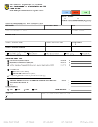 Form DFW753.5A Environmental Document Filing Fee Cash Receipt - California