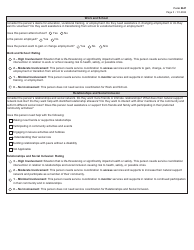 Form 8647 Service Coordination Assessment - Texas, Page 3
