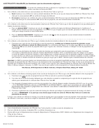 Instructions for Form MV-82F Vehicle Registration/Title Application - New York (French), Page 3