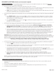 Instructions for Form MV-82I Vehicle Registration/Title Application - New York (Italian), Page 3