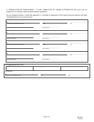 Form LGS-T006 Application for Contractor/Independent Contractor - Nevada, Page 2