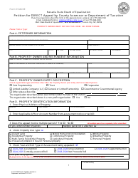 Document preview: Form 5104SBE Petition for Direct Appeal by County Assessor or Department of Taxation - Nevada, 2024