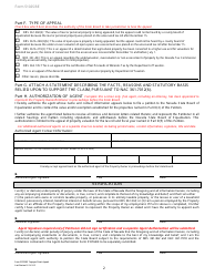 Form 5102SBE Taxpayer Petition for Direct Appeal - Nevada, Page 2