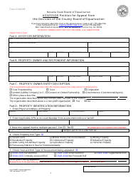 Document preview: Form 5103SBE Assessor Petition for Appeal From the Decision of the County Board of Equalization - Nevada, 2025