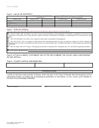 Form 5103SBE Assessor Petition for Appeal From the Decision of the County Board of Equalization - Nevada, Page 2