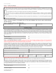 Form 5101SBE Taxpayer Petition for Appeal From the Decision of the County Board of Equalization - Nevada, Page 2