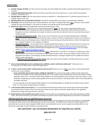 Form REV-F020 Sales and Use Tax Closeout Form - Nevada, Page 2