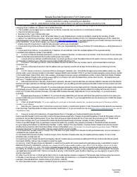 Form TAX-F006 Nevada Business Registration - Nevada, Page 2
