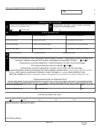 Form TAX-F006 Nevada Business Registration - Nevada, Page 3