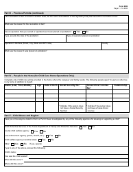 Form 2982 Personal History Statement - Texas, Page 3