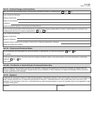 Form 2982 Personal History Statement - Texas, Page 4