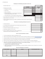 Instructions for Form CIFT-620ES Louisiana Estimated Tax Declaration Voucher for Corporations - Louisiana, Page 2