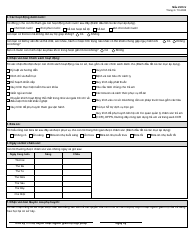 Form 2935-V Admission Information - Texas (Vietnamese), Page 2