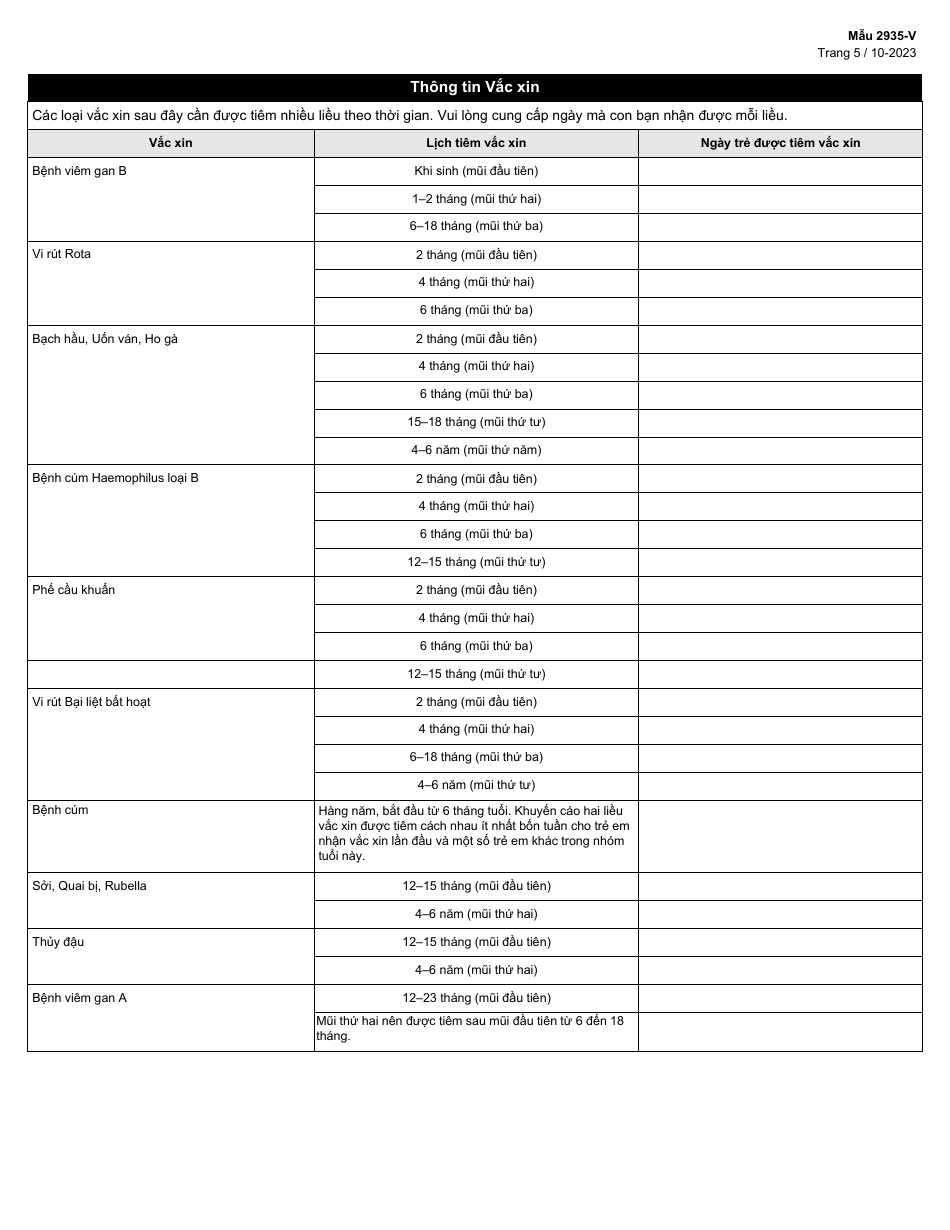 Form 2935-V - Fill Out, Sign Online and Download Fillable PDF, Texas ...