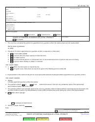 Document preview: Form DE-351 (GC-101) Order Appointing Guardian Ad Litem - Probate - California