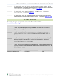 Nonpublic School Application for Initial Attendance Approval (Aa) Status - New Hampshire, Page 6