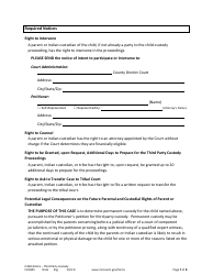 Form CHC605 Icwa Notice for Third Party Custody - Minnesota, Page 7